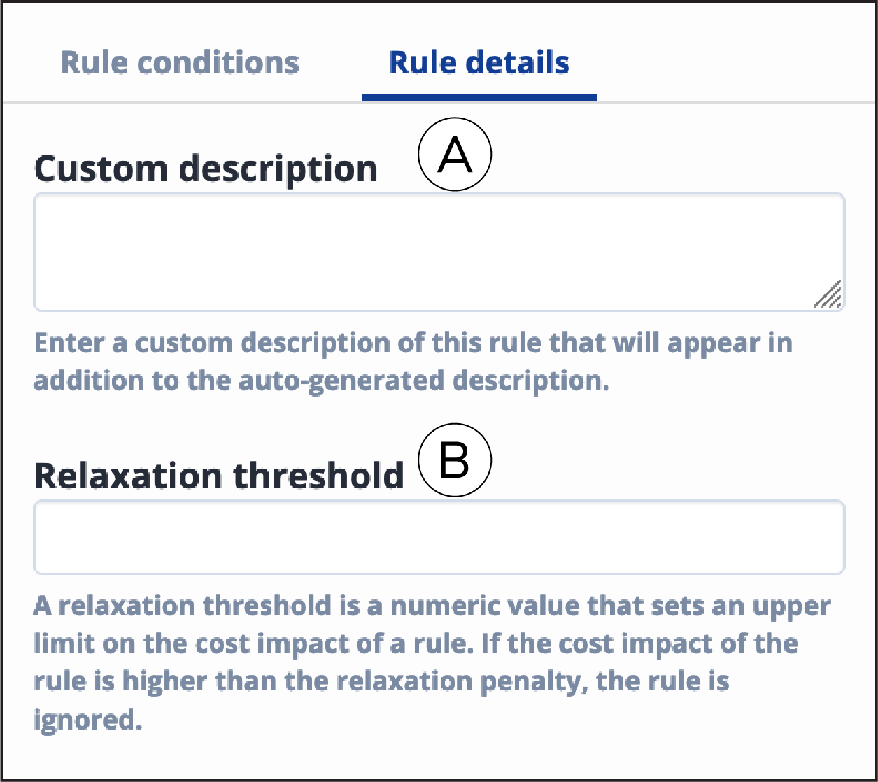Limit winners - Rule details